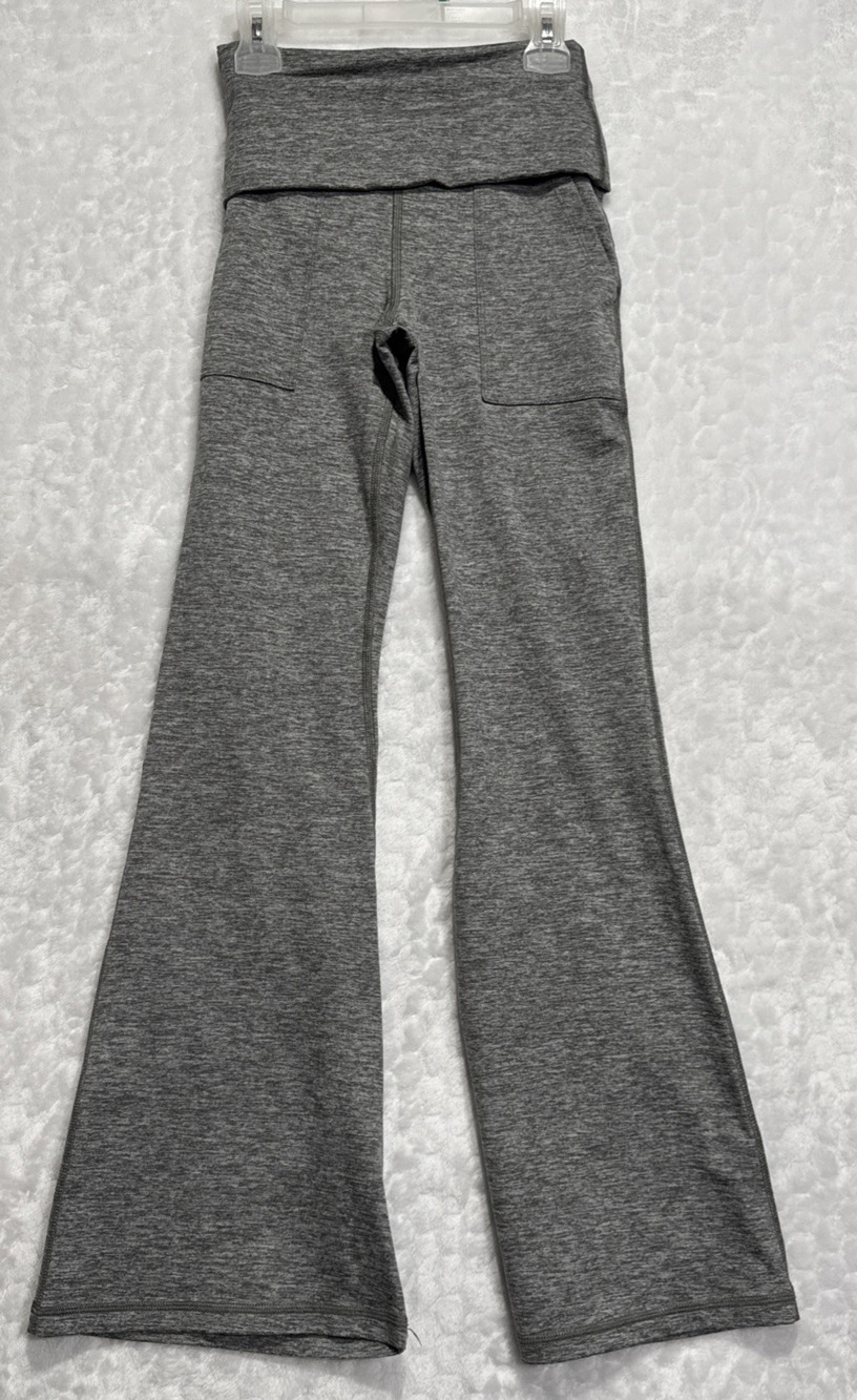 AERIE OFFLINE The Hugger High Waisted Foldover Flare Legging Yoga Pants Sz XS
